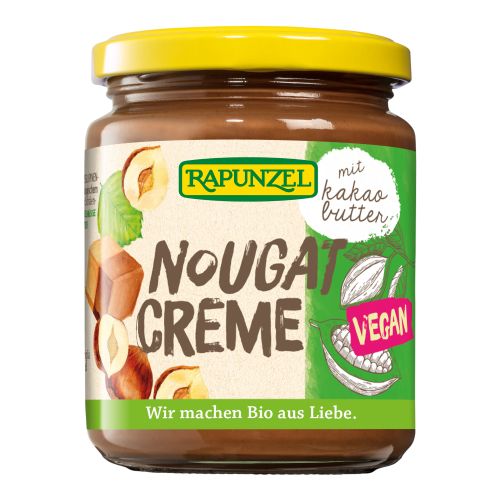 Bio Nougat Creme mit Kakaobutter 250g - 6er Vorteilspack von Rapunzel Naturkost