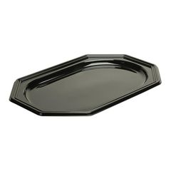 Partyplatte 8-eck.schw.45x30cm 1Stück von Ried