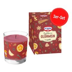 Dr. Oetekr Duftkerze Glühwein 130g 3er-Set