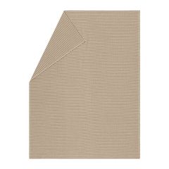 Sommerplaid Streifen strukturiert 140 x 180 cm - Sand - GRS zertifiziert - von David Fussenegger