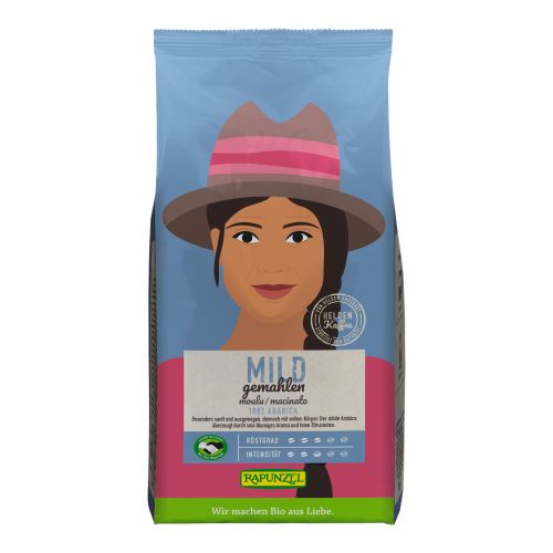 Bio Heldenkaffee Mild gemahlen HIH 250g - 10er Vorteilspack von Rapunzel Naturkost