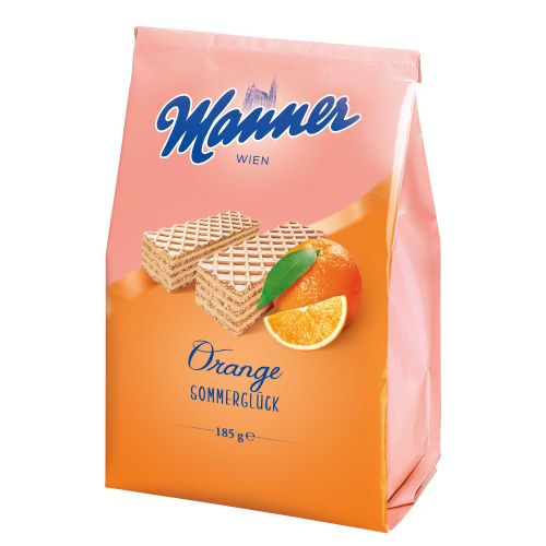 Manner Sommerwaffel Orange 185g