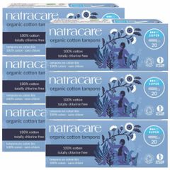 6er Set Natracare Bio-Tampons super