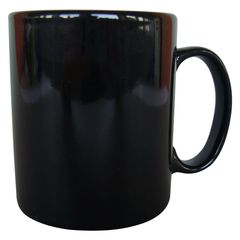 Kaffeebecher gerade schwarz von Van Well