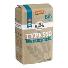 Bio Weizenmehl Type 550 Demeter 1000g - 10er Vorteilspack von Bauck Mühle