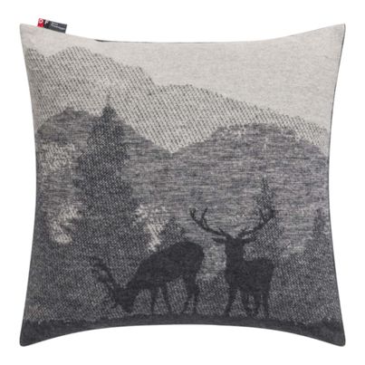 Cushion Cover Landscape Color Charcoal 50x50cm by David Fussenegger