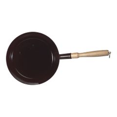 Holzknecht pan enamel black diameter 24cm from Riess - Kelomat