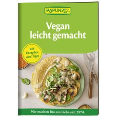 Bio Info Vegan leicht gemacht A6 25Stück von Rapunzel