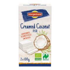 Bio Creamed Coconut 2x100g 200g - 6er Vorteilspack von Morgenland