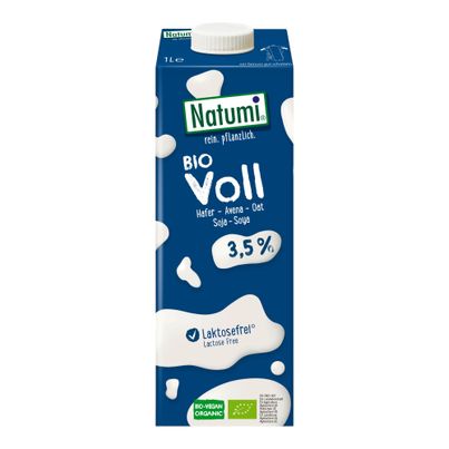 Bio Voll Hafer + Soja 1000ml - 8er Vorteilspack von Natumi