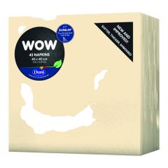 Dunilin Serv. cream 40x40 45ct von Duni