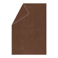 Leichte Kuscheldecke Uni 140 x 200 cm - Mahagoni - GRS zertifiziert - von David Fussenegger