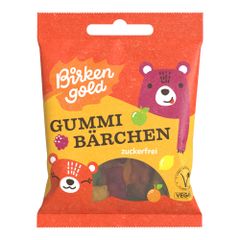 Bio Gummibärchen zuckerfrei 50g - 10er Vorteilspack von Birkengold