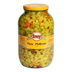 Pizzapfefferoni gelb geschn. 3400ml von Frey