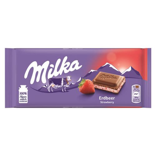 Milka Strawberry 100g from Milka