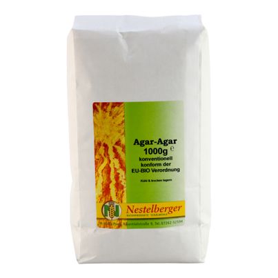 Bio Agar-Agar (GMO free) 1000g von Nestelberger