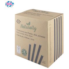 Papier Trinkhalme Durchmesser  8mm 21cm 500Stück von Decor Service