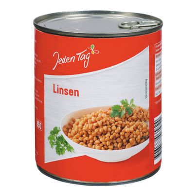 Linsen 800g von Jeden Tag