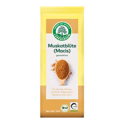 Bio Muskatblüte Macis gemahlen 30g von Lebensbaum