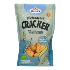 Bio Bohnen Cracker SeaSalt Vinegar 100g - 10er Vorteilspack von Sommer