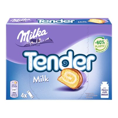 Milka Tender Milch 4x37g von Milka