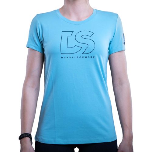 Dunkelschwarz T-Shirt W-1 DSOUT aqua