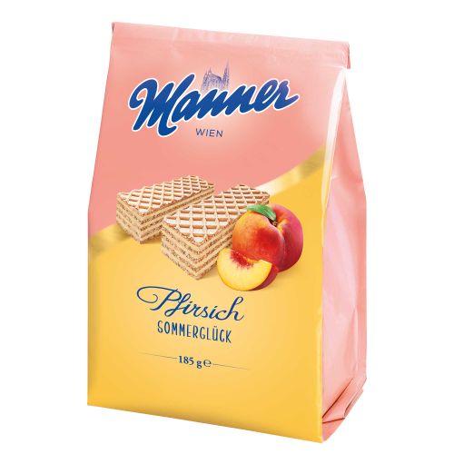 Manner Sommerwaffel Pfirsich 185g