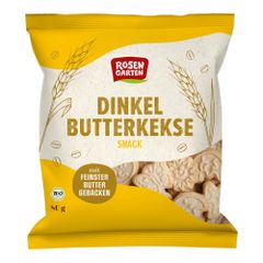 Bio Dinkel-Butterkeks Snack 80g - 10er Vorteilspack von Rosengarten