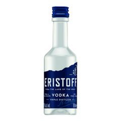Vodka Mini weiß 375 %vol. 50ml - 10er Vorteilspack von Eristoff