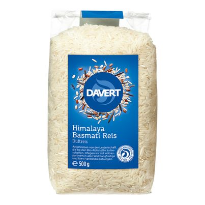 Bio Himalaya Basmati Reis weiß 500g - 8er Vorteilspack von Davert
