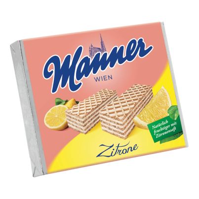 Manner Zitronencreme Schnitten 75g 12er Box