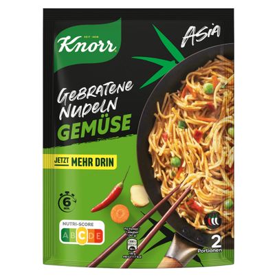 Knorr Asia Gebratene Nudeln mit Gemüse 139g - Fertiggericht von Knorr