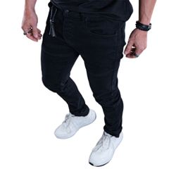 Dunkelschwarz PANTS-GARBA black