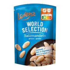 Salted almonds roasted&salted 100g from Lorenz