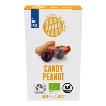Bio Candy Peanut 50g - 12er Vorteilspack von Pakka