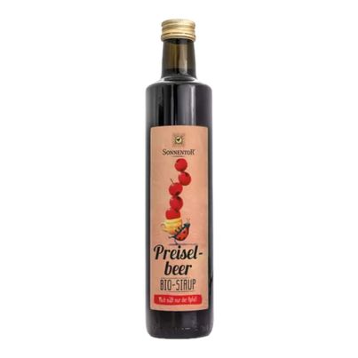 Bio Preiselbeer Sirup 500ml