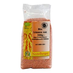 Bio Linsen rot 500g - 10er Vorteilspack von Nestelberger