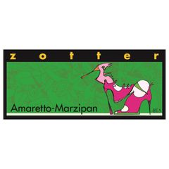 Organic chocolate amaretto marzipan 60% VM 70g - 10 pieces benefit pack from Zotter