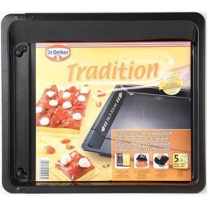 Dr. Oetker variables Backblech verstellbar