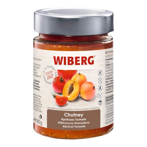 Chutney Apricose tomato 390g from Wiberg