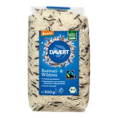 Bio Basmati- & Wildreis Mischung 500g - 8er Vorteilspack von Davert