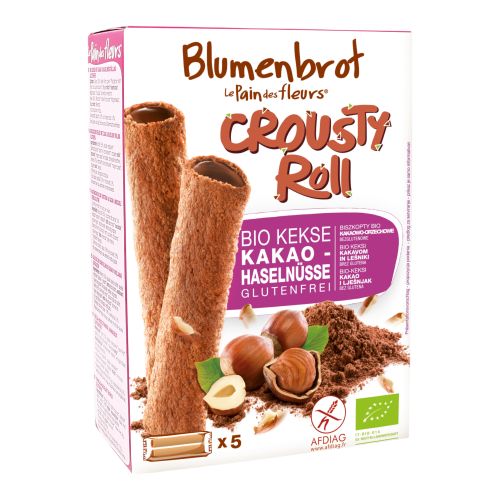 Organic Crousty Rolls 5x25 g 125g - value pack of 12 from Blumenbrot