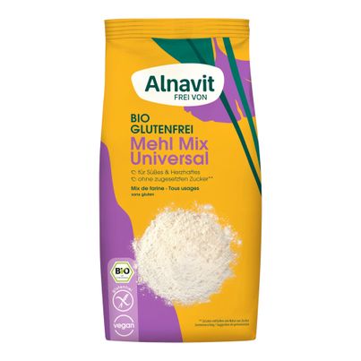 Bio Mehl Mix Universal 500g - 6er Vorteilspack von Alnavit
