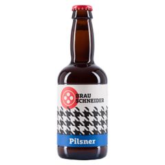 Pilsner Lagerbier 330ml - Pilsner Malz - helles Carapilsmalz - besondere Hopfung - herber Charakter - untergäriges Bier von BrauSchneider