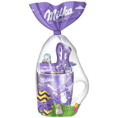 Milka Easter cup 99g - with Easter design mug
