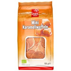 Bio Mini Karamellwaffeln 150g - 12er Vorteilspack von Linea Natura