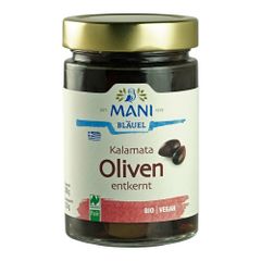 MANI Bio Kalamata Oliven in Lake, entkernt 280g von MANI Bläuel