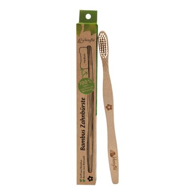 Organic Bamboo Toothbrush Adults 1 Piece - 10-piece value pack from Birkengold