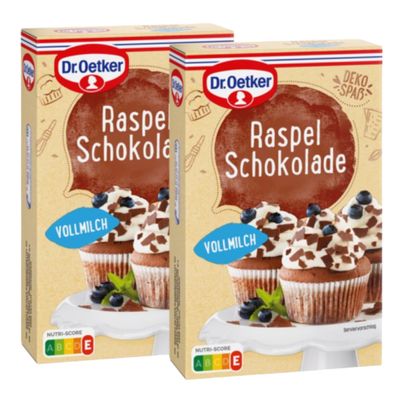Dr. Oetker Raspel Schoko Vollmilch 2er-Set