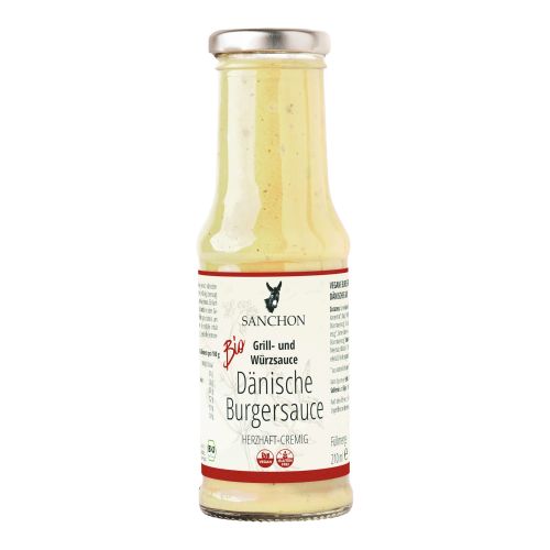 Organic grill sauce Danish burger sauce 210ml - value pack of 6 from Sanchon